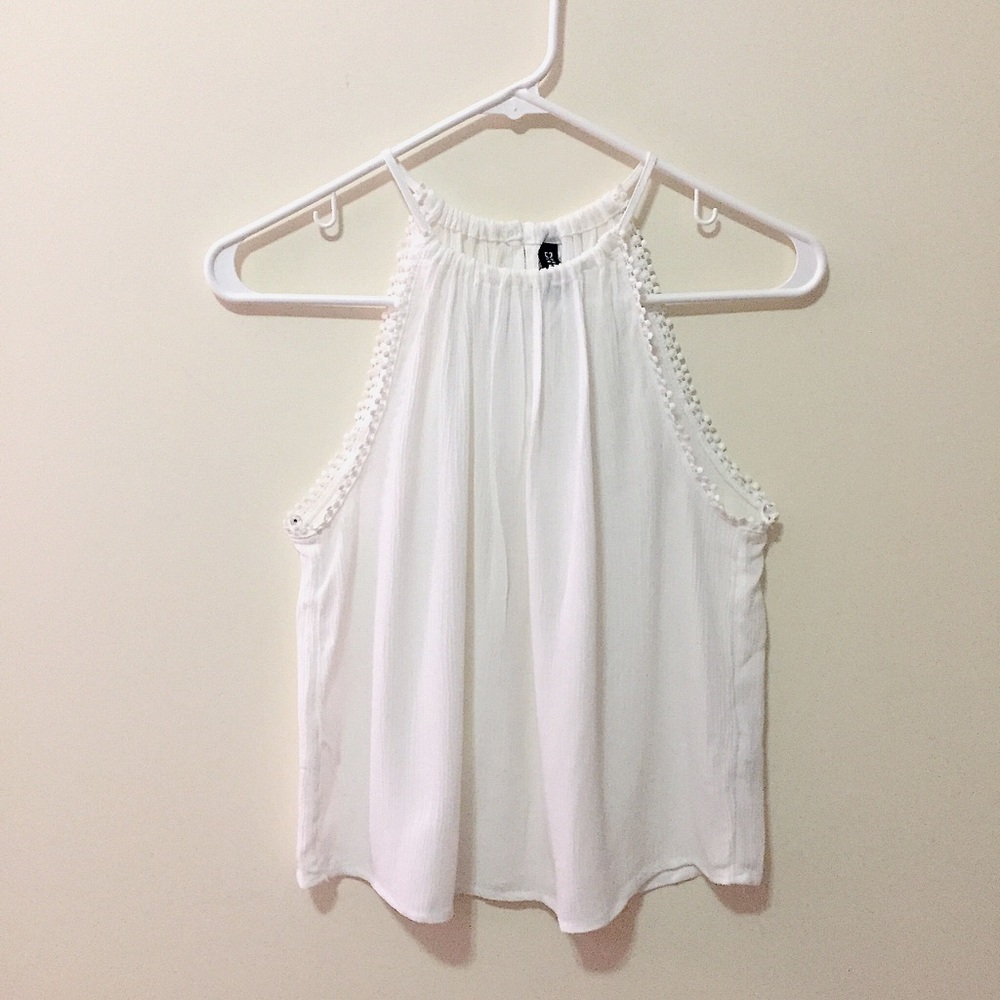 H&M - White Halter Tank